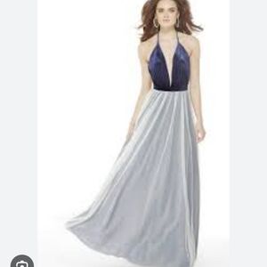 Alyce Paris starry night collection Prom dress size small NWT Velvet Tulle